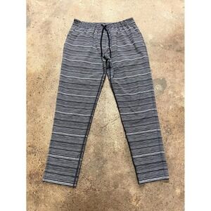 Lululemon Jet Crop Slim Pants Women 6 Multicolor Blurry Belle Battleship Striped